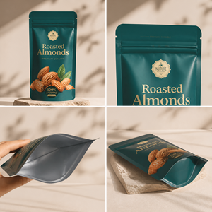 Bolsa de Embalaje Personalizada con Cierre Zip, de Grado Alimenticio, Ecológica y Reutilizable para Frutos Secos, Nueces, Mezcla de Cacahuetes Tostados y Frutas Deshidratadas - Product Image 2
