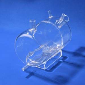 Material de Vidrio de Laboratorio Resistente al Calor de Alta Calidad, Matraz de Destilación de Vidrio de Cuarzo Químico, Matraz de Destilación con Tubo Lateral - Product Image 1