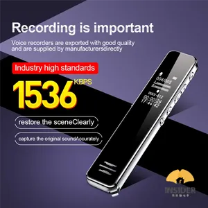 Insider Q22 Professional Perekam Suara Digital HD Audio Portabel Perekam Suara MP3