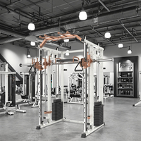 XinRui Comercial Multifuncional Entrenamiento de Fuerza Ajustable Squat Rack Smith Máquina Equipo Cable Crossover para Gimnasio en Casa