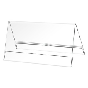 <span class=keywords><strong>Porta</strong></span>-Nome da Tavolo in Acrilico Trasparente, Espositore Bifacciale per Conferenze, Ufficio, Reception e Presentazioni - Product Image 1