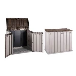 MÓVIL 'STORA' cm 129,5x74,5x111H-color gris/marrón - Product Image 2