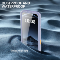 Vente directe d'usine, housses de protection haut de gamme, personnalisables/livraison rapide, étui de téléphone portable étanche IP68 pour iPhone 18 Pro Max
