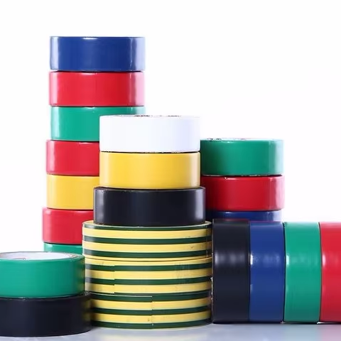 XDS JX-152 PVC Electrical Tape Quick-Bond Black 19mmX12m Instant Adhesion High Voltage 6kV Tensile Strength 160% Emergency