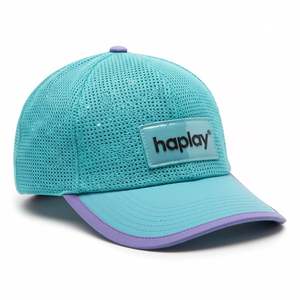 Casquette de baseball à séchage rapide personnalisée et non structurée pour papa casquette de golf en maille avec logo en caoutchouc à 6 panneaux - Product Image 6