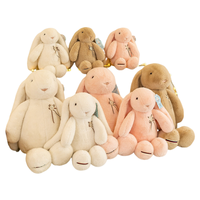 Fabricant longue oreille Anime lapin ours en peluche poupée en peluche figure doux animaux en peluche jouets pour mère cadeau de fête des enfants