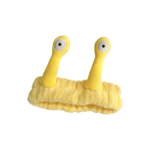 Snail Hairband Plush Headband Alien Big-Eye <strong>Face</strong>-Washing Hair Accessory Handmade Animal-Themed Unisex Japan Korean Style <strong>Flannel</strong> - Product Image 5