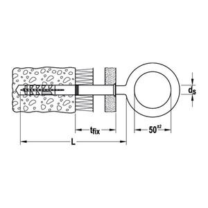 FISCHER - 571426 Boulon d'échafaudage GS 50 - EAN 8001132714263 ÉLÉMENTS POUR FIXER LES FIXATIONS - Product Image 4