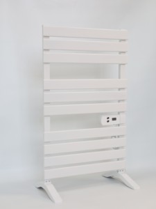 Calentador de Toallas Eléctrico Metálico de 500W con Ahorro de Energía y Toallero Calefactado de Pared - Product Image 3