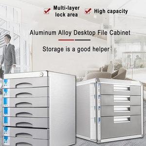 Büro Fabrik niedrig-Zahlungs-Dateienschränke unter dem Schreibtisch Eckschubladen-Schrank benutzerdefinierte Größe Aluminiumlegierung Stahl Datei-Schrank - Product Image 3