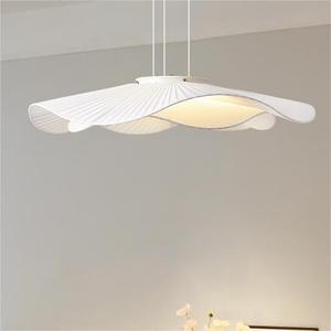 Nordic-Style French Trendy Straw Hat Pendant <b>Light</b> Butter Finish for <b>Dining</b> Living Guesthouse Bedroom Main Ceiling Lighting - Product Image 2