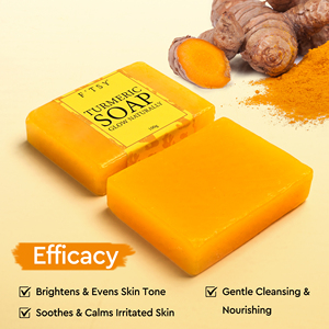 Nghệ handmade cơ thể và khuôn mặt giữ ẩm Xà phòng thanh nuôi dưỡng làm sáng da phát sáng sạch sẽ - Product Image 2