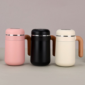 Custom Logo 500ml Led Smart Double Wall 316 Stainless Steel Pot Vacuum Insulated <b>Hot</b> <b>Cold</b> Water Bottle - Product Image 2