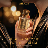 Parfum en spray KHAMRAH 50ml AISAZG Oriental Amber Oud Caramel Épicé Homme Femme Longue Durée Parfum ODM Étiquette Privée Personnalisée