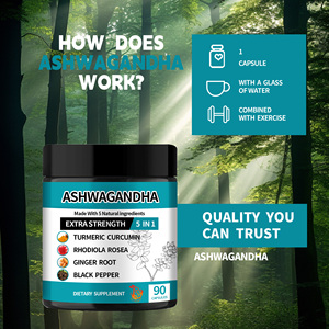 Cápsulas de Ashwagandha de Marca Privada con Raíz de Ashwagandha Orgánica y Pimienta Negra para el Bienestar General - Product Image 6
