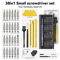 AXTH Professional Precision Screwdriver Set 25 In 1 Magnetic S2 Steel Bits Electronics Repair Tool Kit For Technician