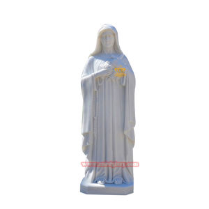 Vente en gros de statue religieuse catholique Design Stone Art Sculpture of St Francis <span class=keywords><strong>Xavier</strong></span> Marble Church Decor - Product Image 2