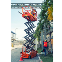 Plateforme de travail aérienne mobile électrique hydraulique Yuntian 4m, élévateur à ciseaux, monte-escalier Genie certifié ISO9001/CE/TUV pour fenêtres