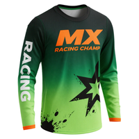 Personnalisation en usine : Maillot de BMX, Maillot de course personnalisé, Vêtements de moto, T-shirt de course, Maillot de moto à manches longues, Maillot MX