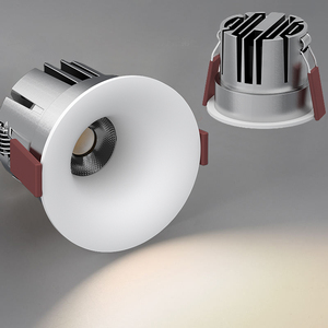 ไฟดาวน์ไลท์ <span class=keywords><strong>LED</strong></span> โมเดิร์น Ecolux CE ETL SAA ป้องกันแสงสะท้อน ให้ค่า CRI97 7w-20w  วัสดุอะลูมิเนียม ปรับความสว่างได้ คุณภาพพรีเมียม แบบฝัง - Product Image 1