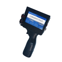 Impresora portátil de inyección de tinta manual, máquina de codificación de citas con fecha de caducidad de logotipo