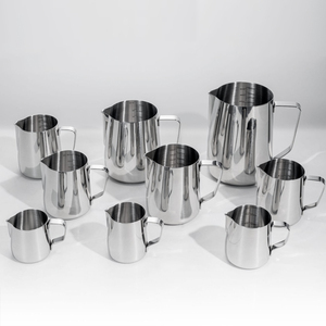 Strumento per <span class=keywords><strong>caffè</strong></span> Espresso multiplo personalizzato per <span class=keywords><strong>caffè</strong></span> e Latte Art tazza <span class=keywords><strong>fumante</strong></span> 304 acciaio inossidabile portatile per schiumare Latte brocca - Product Image 4