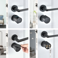 Serrure intelligente pour porte en bois QISIDUN, cylindre à profil européen haute sécurité, avec application TTlock Tuya, serrure intelligente à empreintes digitales