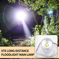 Lampe de poche d'urgence portable pour la maison, affichage numérique du niveau de la batterie, éclairage LED multifonction, lampe de camping rechargeable
