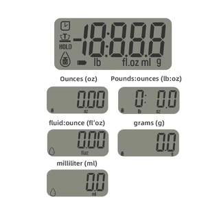 Balance de cuisine numérique en acier inoxydable de 3 kg, outil de pesage électronique pour la pâtisserie, alimentée par piles, <span class=keywords><strong>division</strong></span> de 1 g - Product Image 6