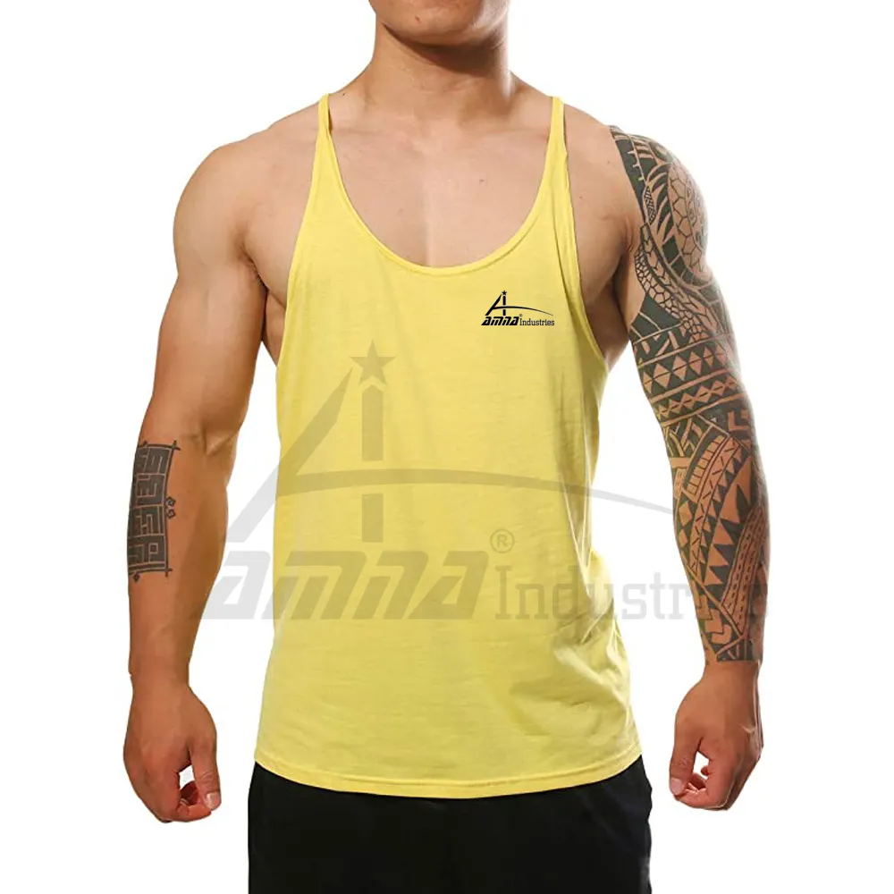 Online Sale Men Fitness Vest / Custom Gym Fitness Vest