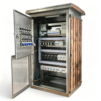 Tableau de distribution électrique décoratif extérieur de style paysager avec 12-24 prises IP66 résistant aux intempéries