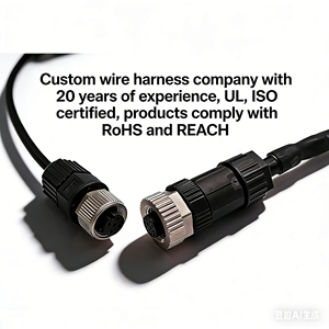 防水円形コネクタケーブルアセンブリ |   IP67/IP68 工業用ワイヤーハーネス |   カスタム長さ＆ピン構成 - Product Image 4