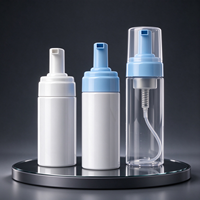 Bouteille Pompe en Mousse PET à Marque Blanche, Contenant Cylindrique pour Nettoyant Visage et Liquide Nettoyant Chaussures