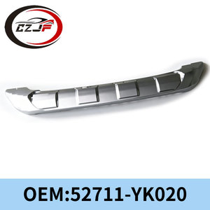 CZJF Embellecedor Inferior Delantero para Toyota <span class=keywords><strong>RAV4</strong></span> <span class=keywords><strong>Adventure</strong></span> <span class=keywords><strong>2023</strong></span> 2024 2025 52711-YK020 Spoiler Inferior Plateado Reemplazo OEM - Product Image 1