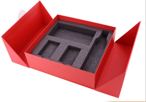 Boîte magnétique à double ouverture avec logo personnalisé imprimé, emballage cadeau de luxe pour flacon de parfum avec boîte haut de gamme - Product Image 2