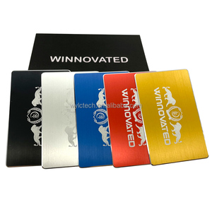 <strong>Blank</strong> ID Purple Anodized Plate <strong>Business</strong> Aluminium <strong>Blank</strong> <strong>Card</strong> - Product Image 2