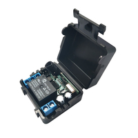 Module de commutation sans fil RF à relais longue portée 433 MHz, télécommande, DC 12V 10A 1CH, récepteur émetteur, moteur de porte de garage
