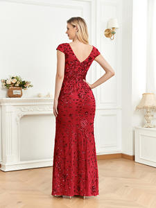 Женское вечернее платье с блестками - Product Image 6