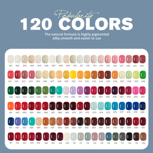 JOUS French Water Base UV Gel <strong>Nail</strong> Polish 120 <strong>Colors</strong> OEM/ODM TPO Hema Free High Pigment Design Wholesale Private Label - Product Image 4