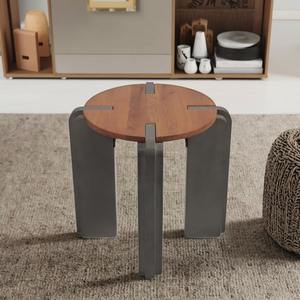 Tabouret en bois massif fait main, best-seller, au design rustique, pour la maison, la cuisine, le salon et les intérieurs de café, au meilleur prix du marché - Product Image 1