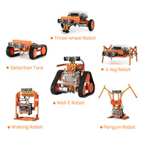 École internationale Esp32 bricolage chenillé châssis Robot pièces Kit d'assemblage enfant programmable tige éducation robotique Kit pour étudiant