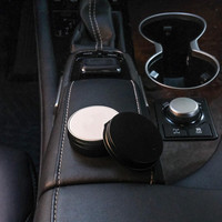 Diffuseur d'arômes rond en céramique avec boîte de rangement, tablette de plâtre parfumée pour voiture et maison, désodorisant d'ambiance