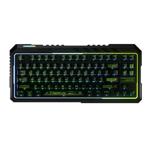 MelGeek CYBER01 Magnetic Switch Gaming Keyboard RGB Hot Swappable Switches Adjustable Actuation Point Dynamic Keystroke Keyboard