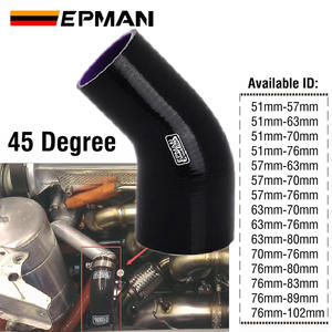 EPMAN 4 plis 45 degrés Silicone réducteur tuyau <span class=keywords><strong>Intercooler</strong></span> Turbo tuyau d'admission coupleur tuyau universel pour Honda pour Subaru - Product Image 2