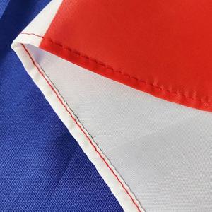 High Quality 100% Polyester Custom Printed Design Wholesale Double Sided Polyester Hand <b>Flag</b> for Outdoor Campaign - Product Image 2