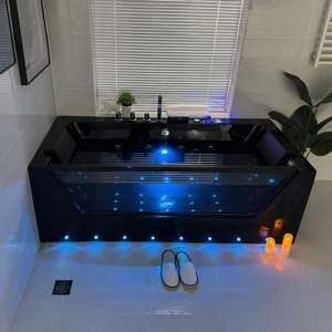 Bañeras y Duchas de Acrílico Negro, Bañeras y Spas Independientes <span class=keywords><strong>con</strong></span> Funciones Completas, Bañeras de Hidromasaje Independientes - Product Image 3