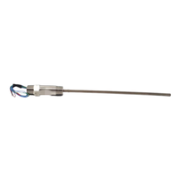 Sonde de température Rosemount 0065 PT100 RTD, 3 fils, 4 fils, montage à bride filetée pour transmetteur de température 644 248