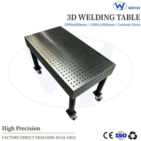 Table de soudage 3D nitrurée D16/D28, directement de l'usine, norme CE, table de travail de soudage industrielle personnalisable