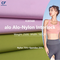 Tissu en nylon anti-boulochage pour leggings, vêtements de yoga, vêtements d'extérieur, entraînement de danse et vêtements de sport