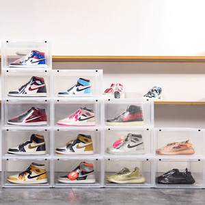 Caja <span class=keywords><strong>de</strong></span> <span class=keywords><strong>zapatos</strong></span> acrílica transparente, contenedor <span class=keywords><strong>de</strong></span> almacenamiento <span class=keywords><strong>de</strong></span> <span class=keywords><strong>plástico</strong></span> - Product Image 5